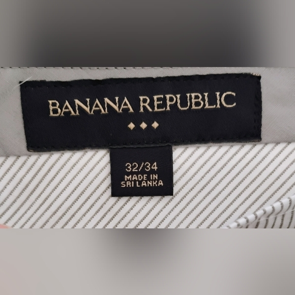 Banana Republic Black Men's Slacks Size 32/34 - Picture 3 of 8